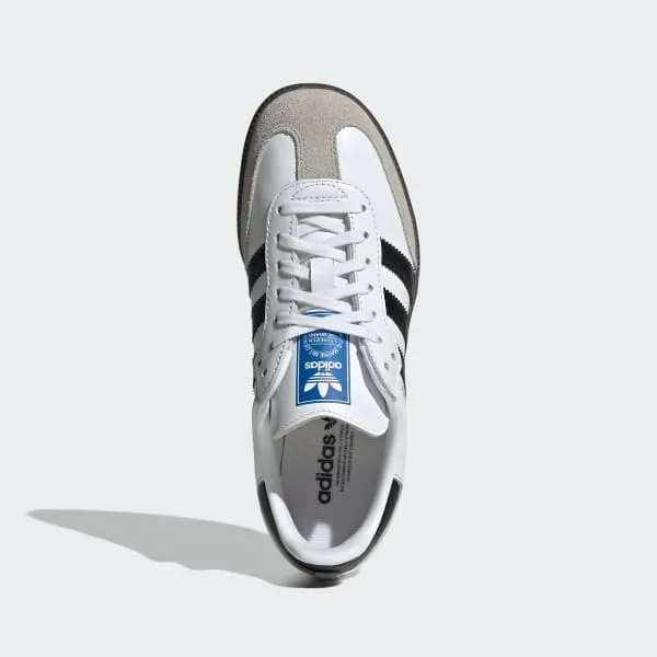 Adidas Kid's Samba OG Shoes - Cloud White / Core Black / Gum