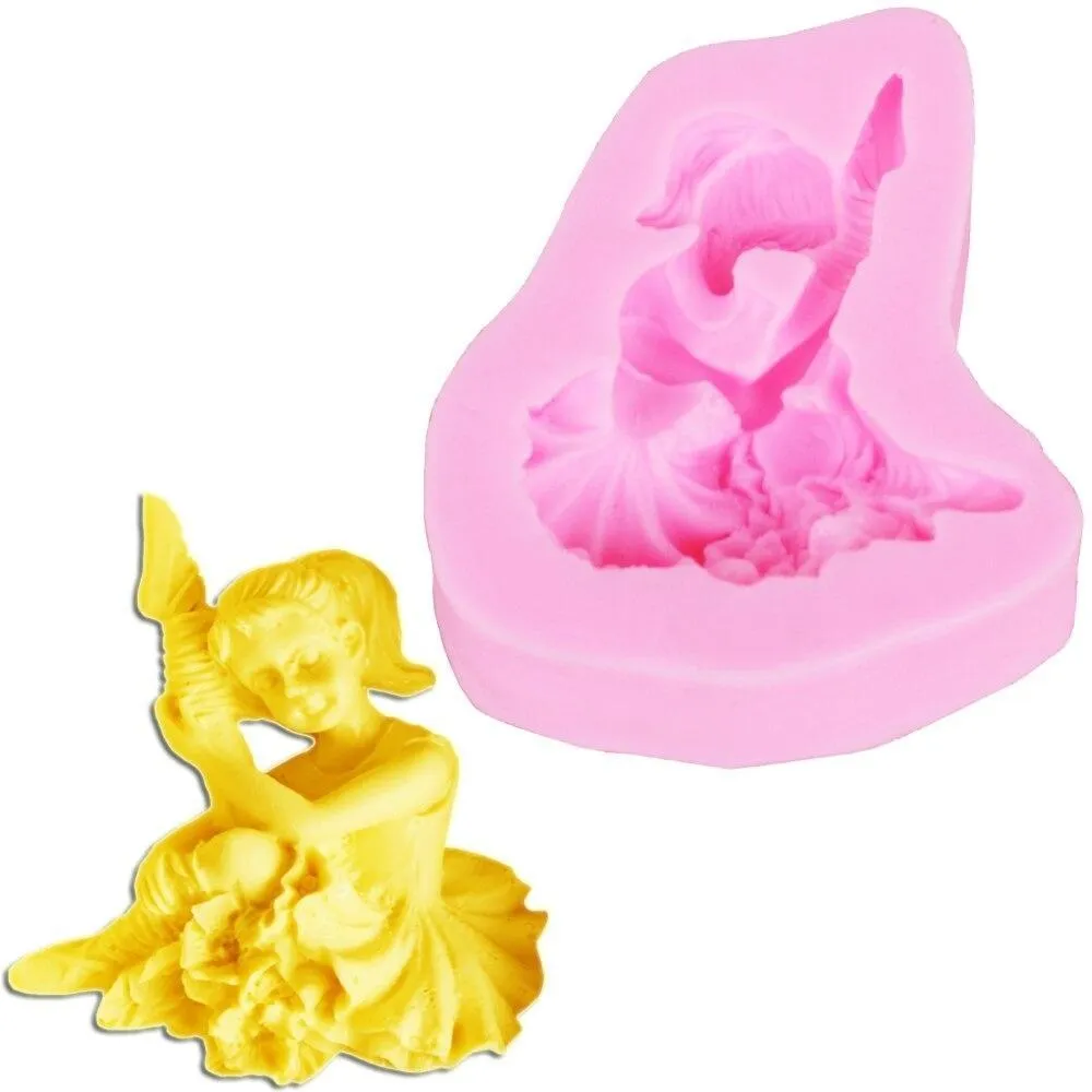 Angel Ballet Girl Silicone Fondant & Chocolate Mold