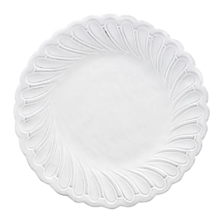 Bella Bianca Pique Salad/Dessert Plate