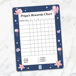 Blushing Underseas Kids Reward Chart
