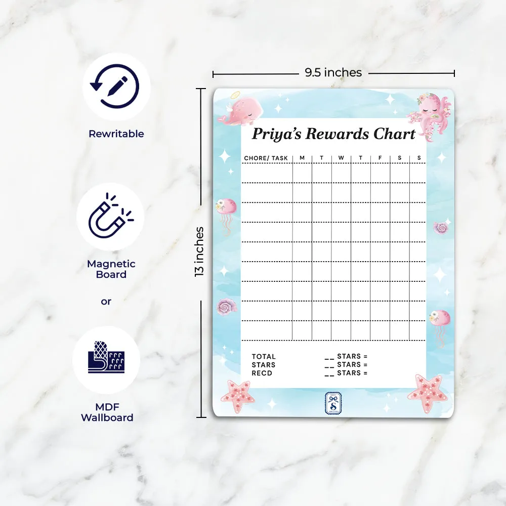 Blushing Underseas Kids Reward Chart