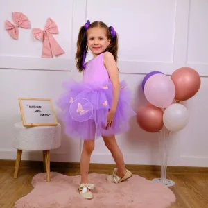 Butterfly detailed lilac ballerina tutu