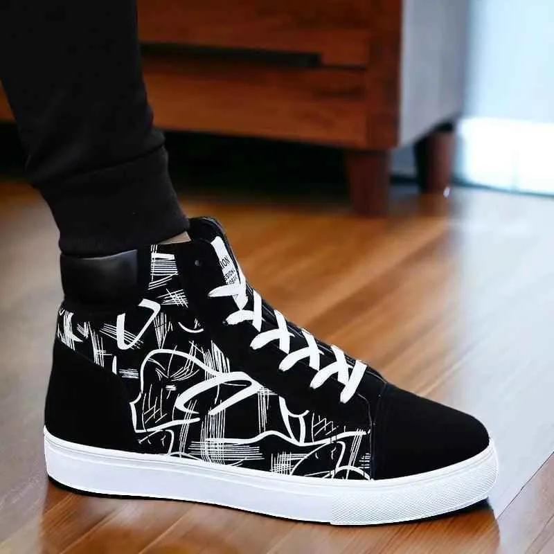 Canvas Men's Casual Shoes - Fashion Sneakers - Breathable Cool Street Shoes for Male