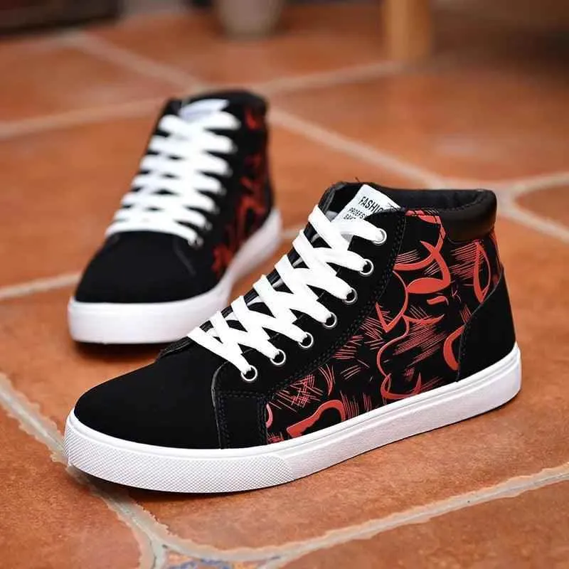 Canvas Men's Casual Shoes - Fashion Sneakers - Breathable Cool Street Shoes for Male