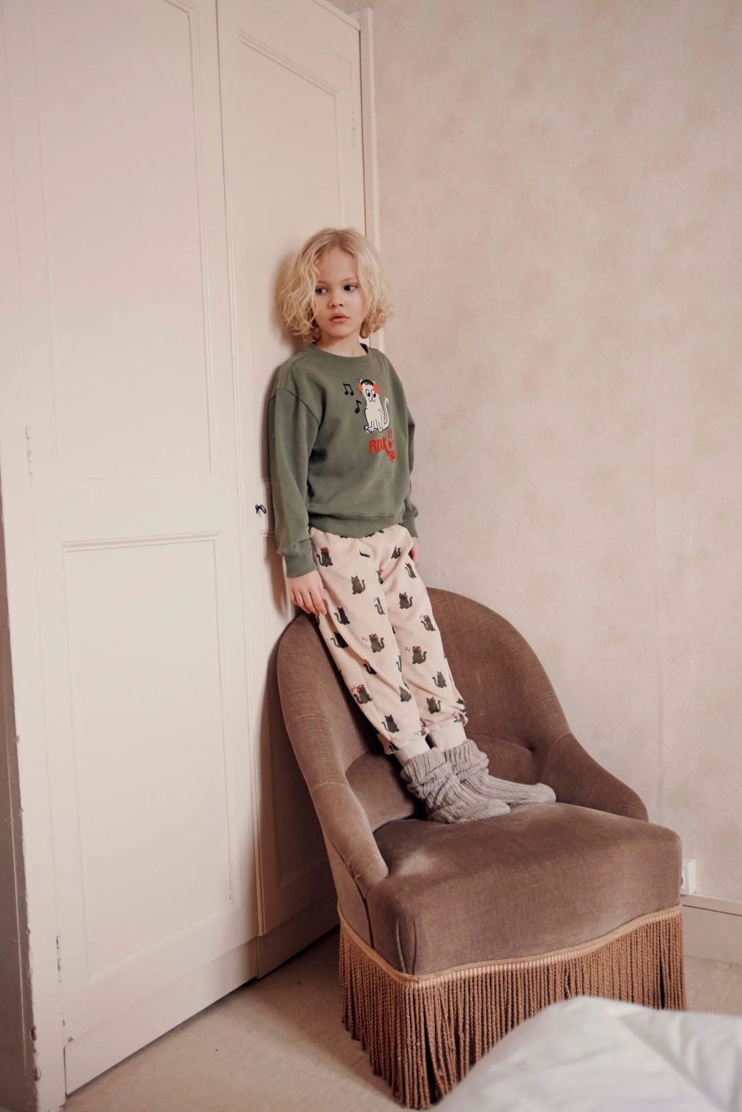 Chat Sweatshirt in Forest