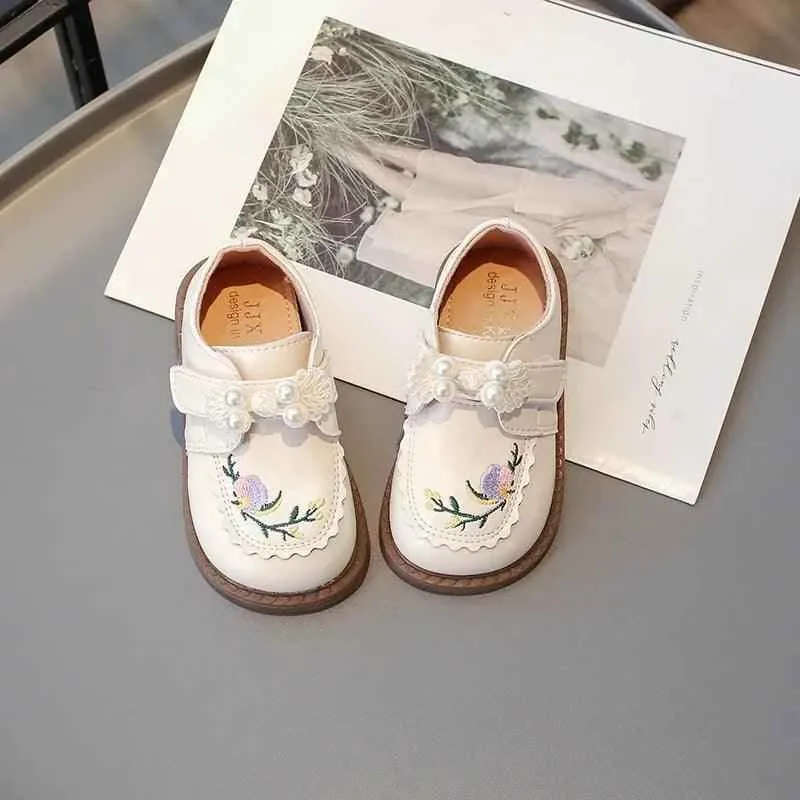 Children's Casual Shoes for Girls - Sweet Flowers Pattern - TSS297