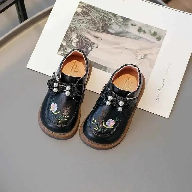 Children's Casual Shoes for Girls - Sweet Flowers Pattern - TSS297