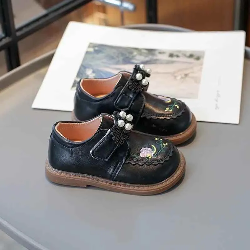 Children's Casual Shoes for Girls - Sweet Flowers Pattern - TSS297