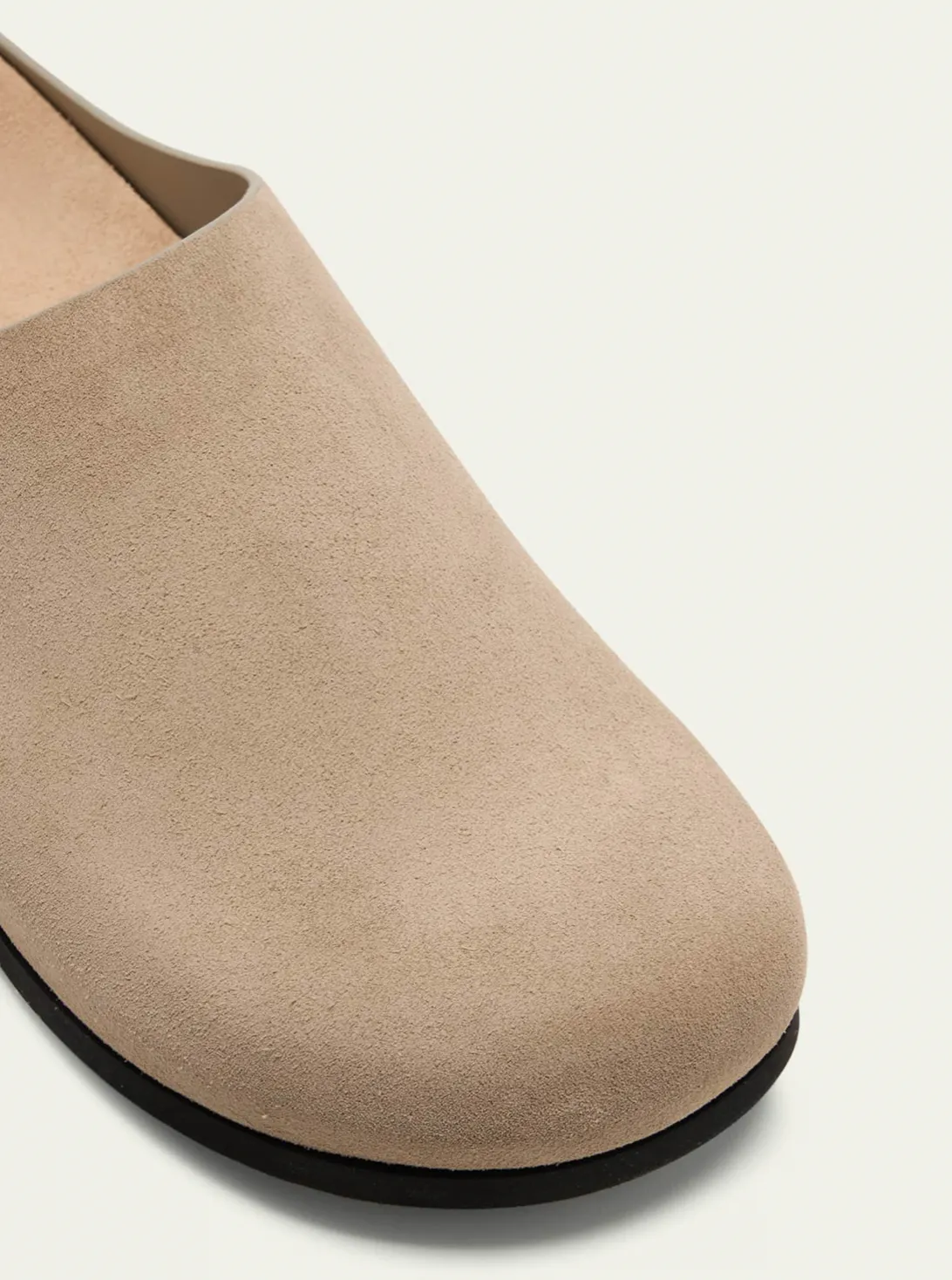Common Projects Clog in Taupe Suede