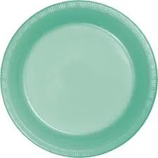 Cool Mint 10 1/2" Paper Plates