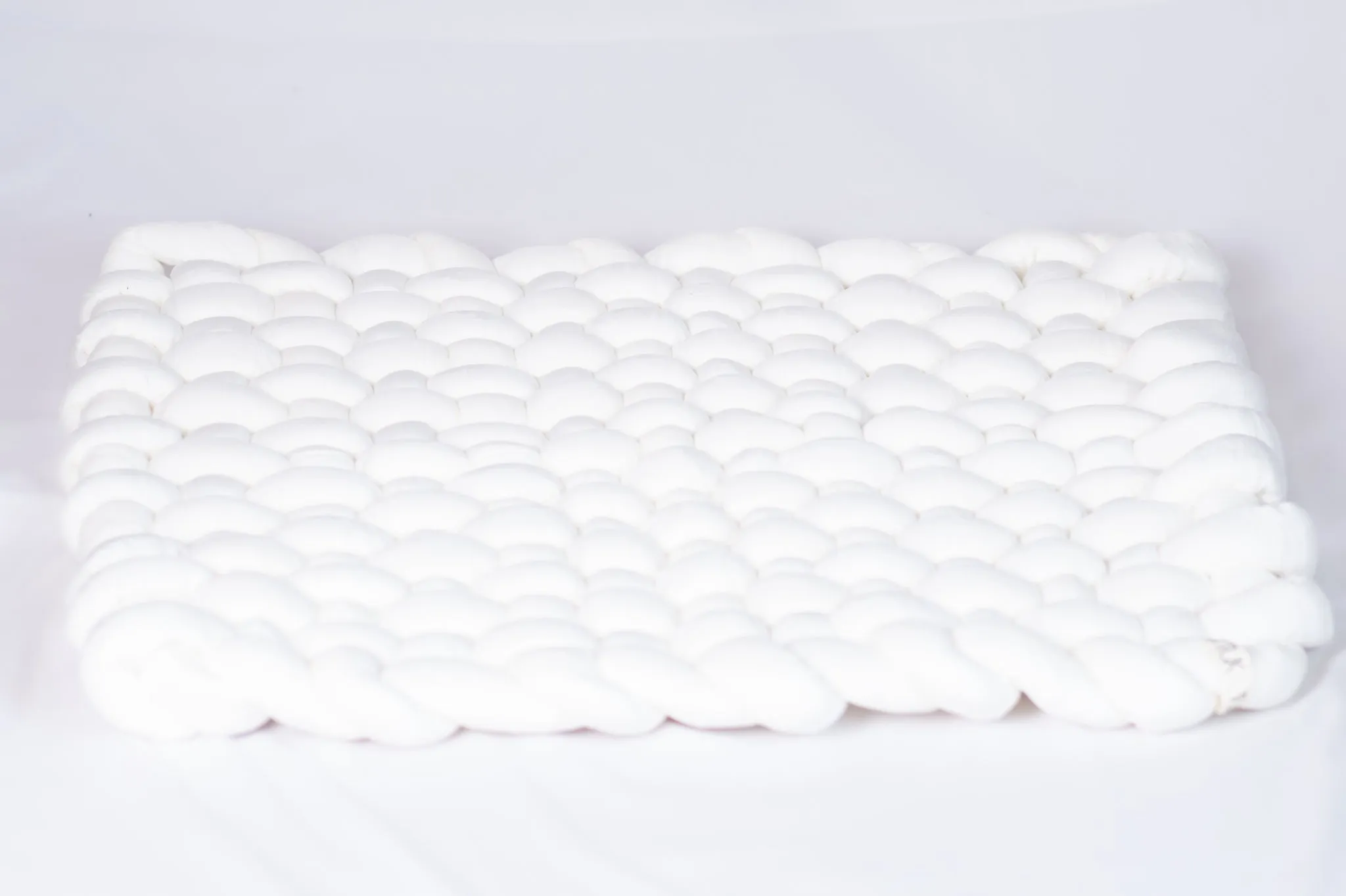 Creamy White Braided Play Mat