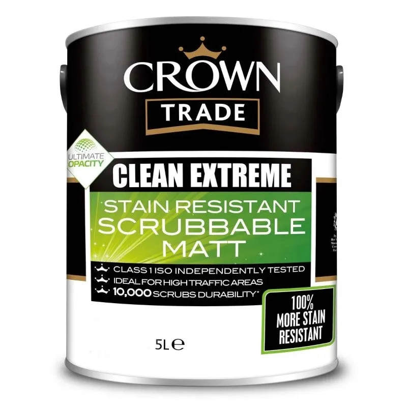 Crown Clean Extreme Matt- Designer Colour Match Paint - Cosy Cotton  2.5L