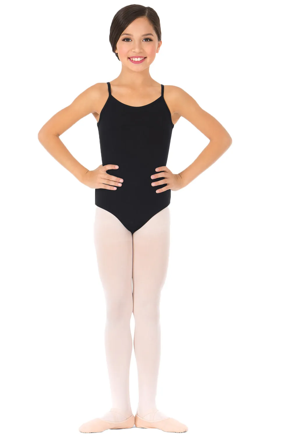 DANSHUZ 2425C GIRLS FLOWER CUT-OUT DESIGN LEOTARD