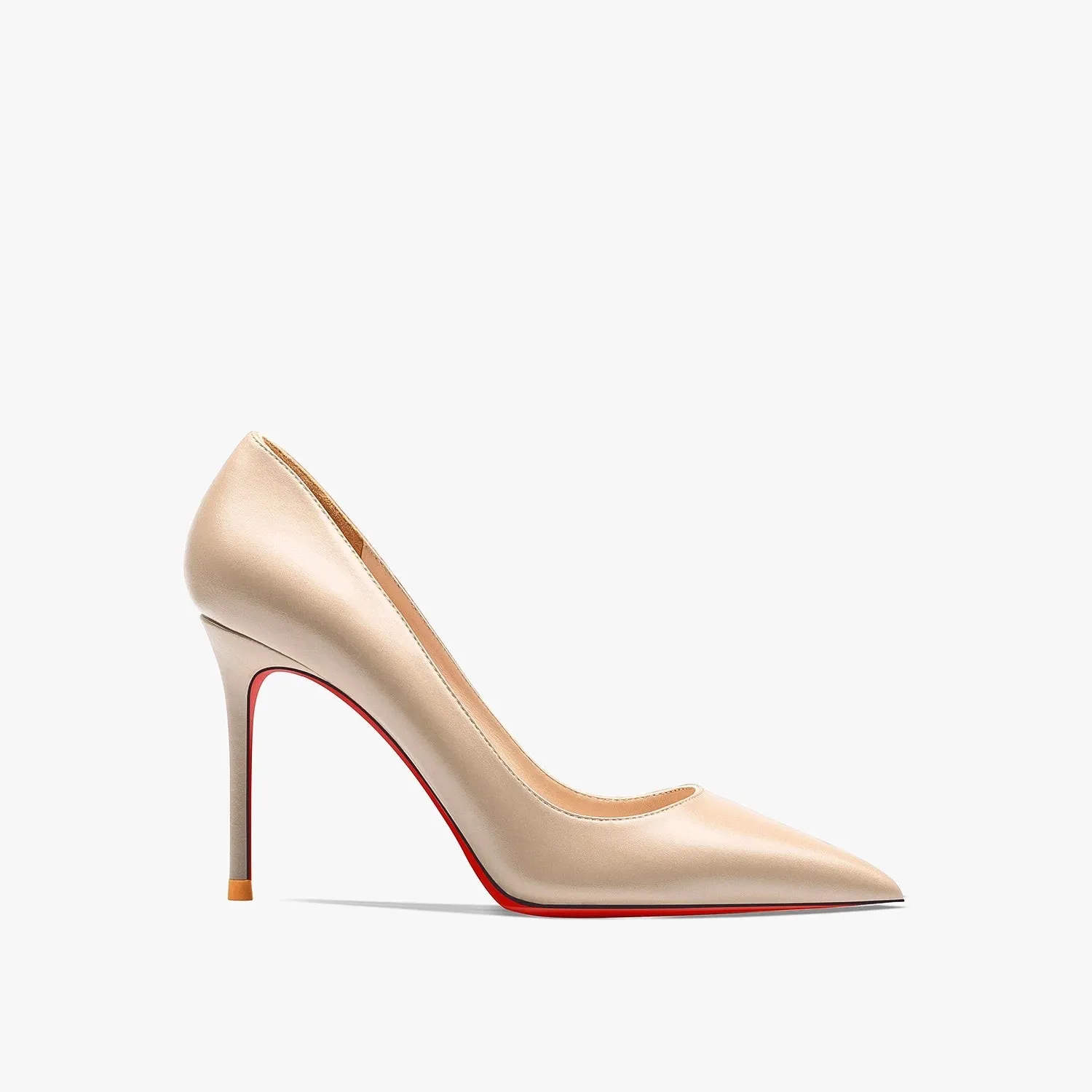 Funki Buys | Shoes | Women's Genuine Leather Red Sole Heels