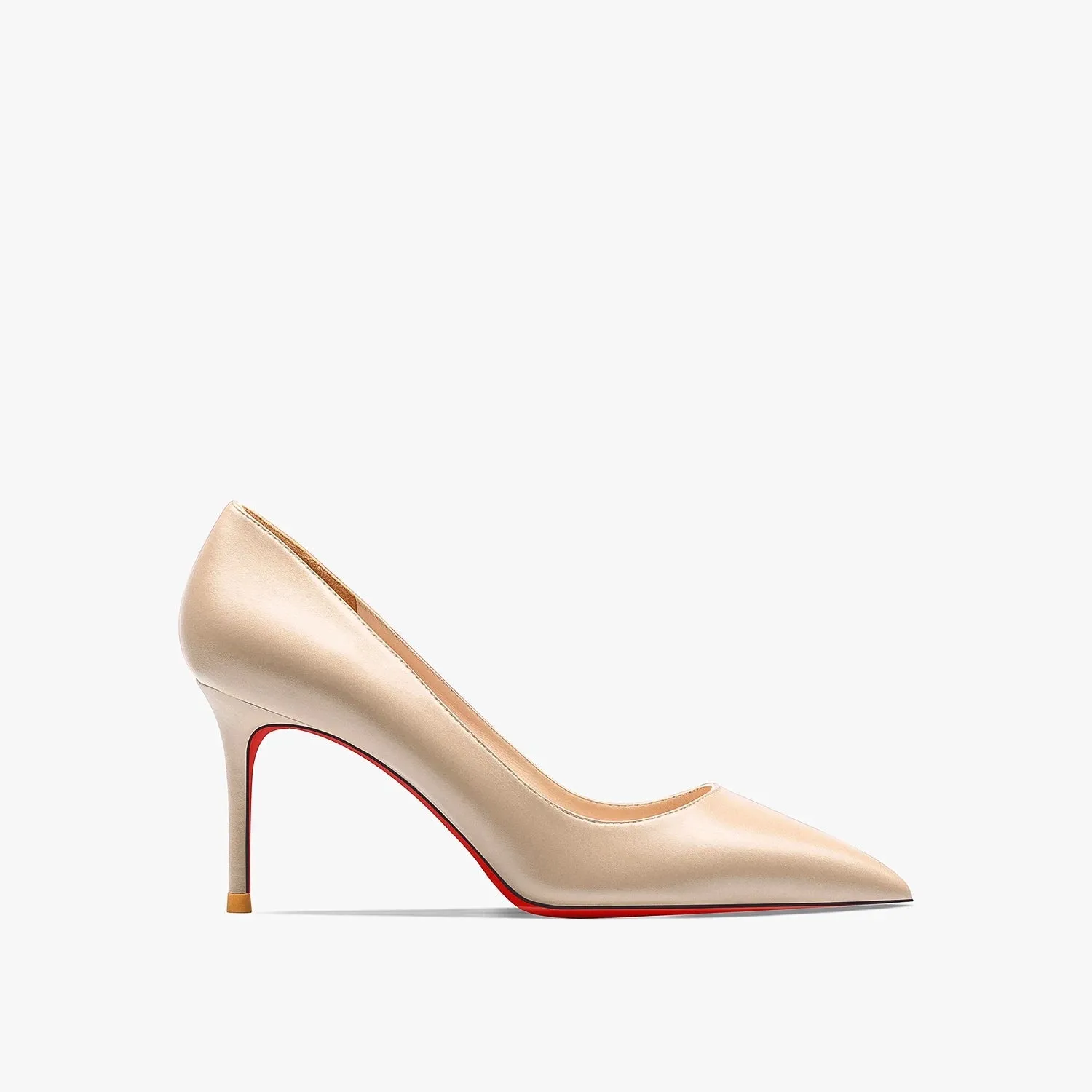 Funki Buys | Shoes | Women's Genuine Leather Red Sole Heels