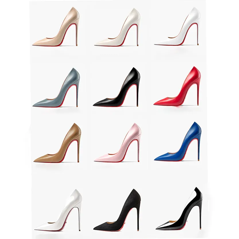 Funki Buys | Shoes | Women's Genuine Leather Red Sole Heels