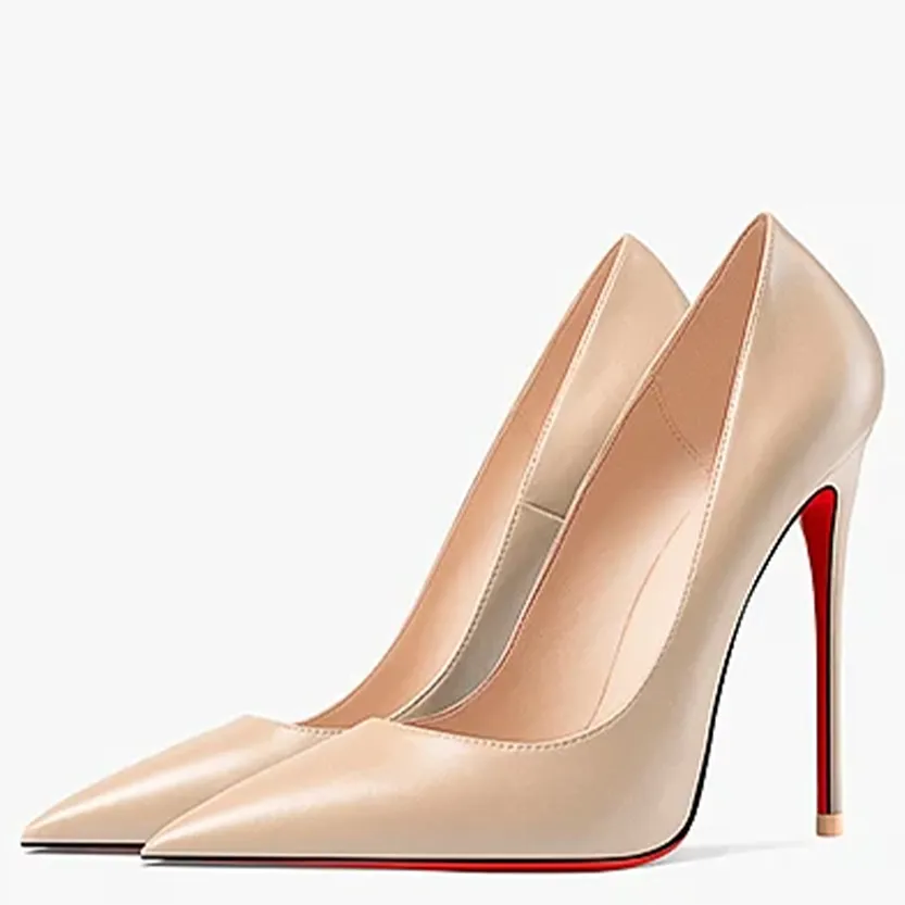 Funki Buys | Shoes | Women's Genuine Leather Red Sole Heels
