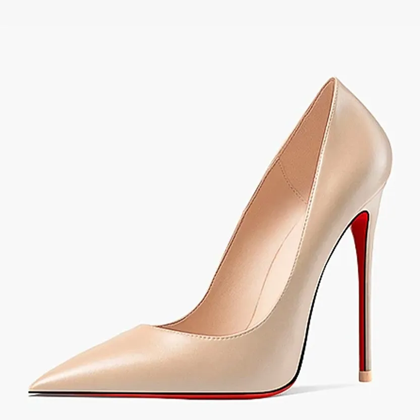 Funki Buys | Shoes | Women's Genuine Leather Red Sole Heels
