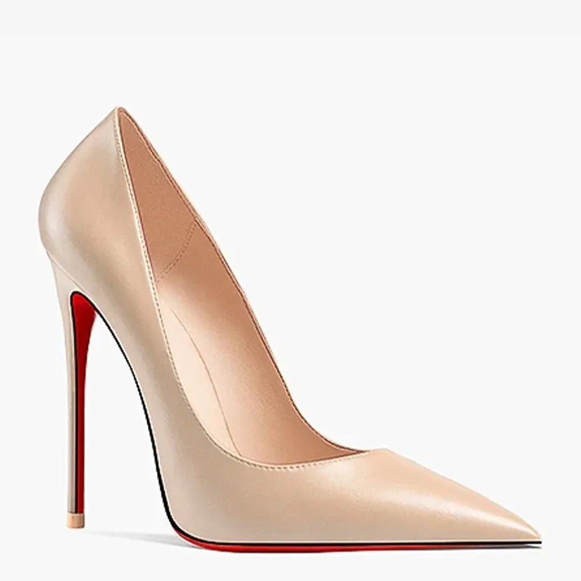 Funki Buys | Shoes | Women's Genuine Leather Red Sole Heels