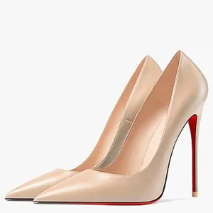 Funki Buys | Shoes | Women's Genuine Leather Red Sole Heels