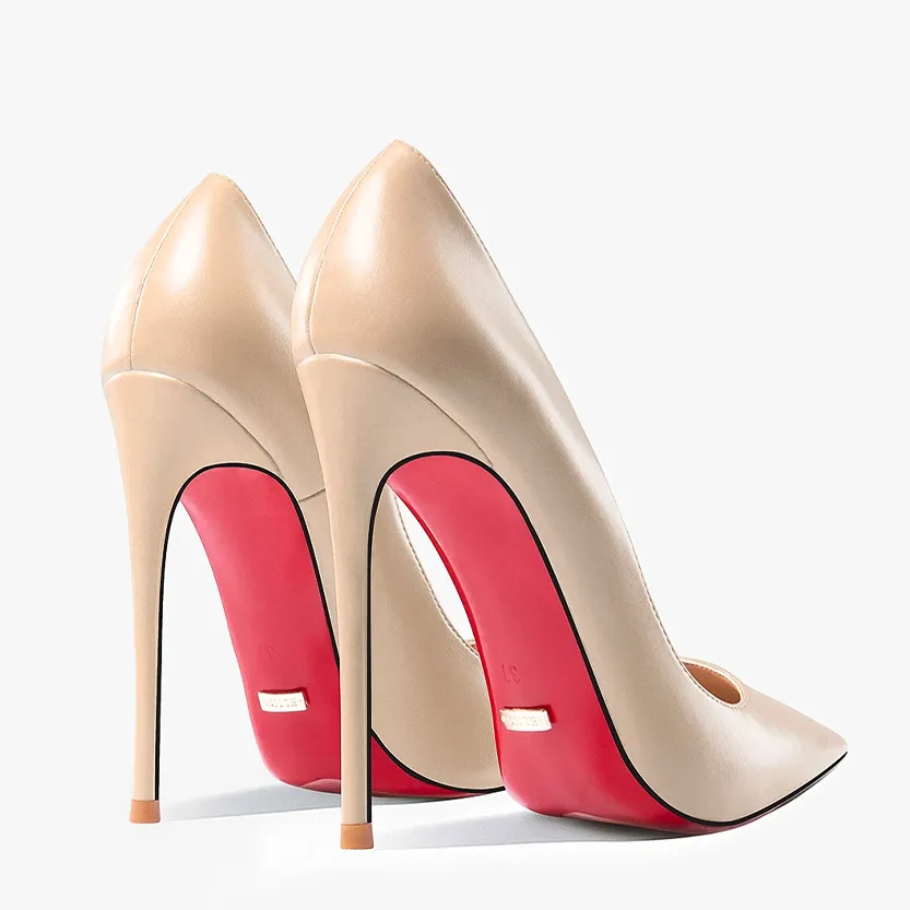 Funki Buys | Shoes | Women's Genuine Leather Red Sole Heels