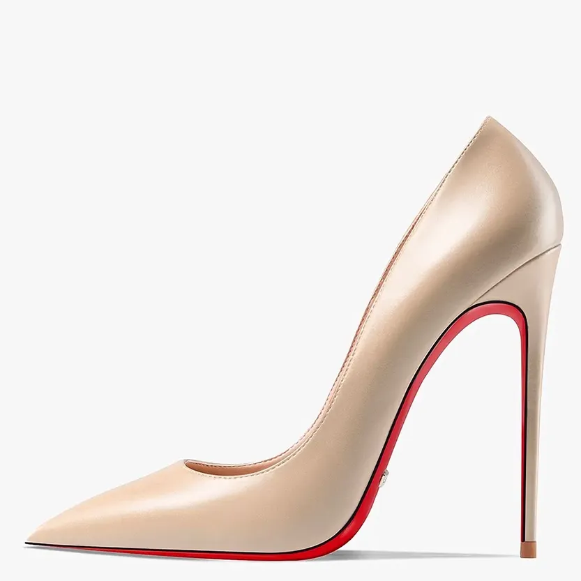 Funki Buys | Shoes | Women's Genuine Leather Red Sole Heels