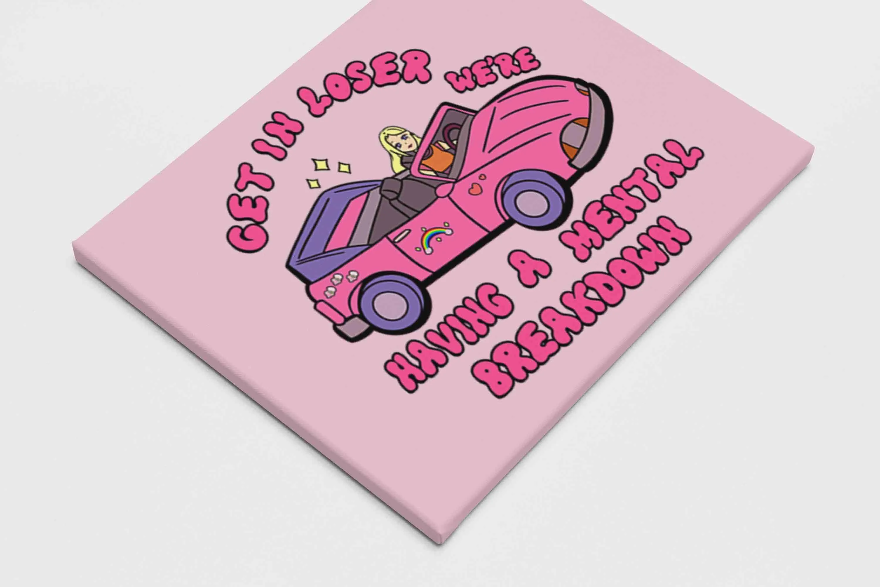 Get In Y2K Canvas Wall Art Cherrykitten