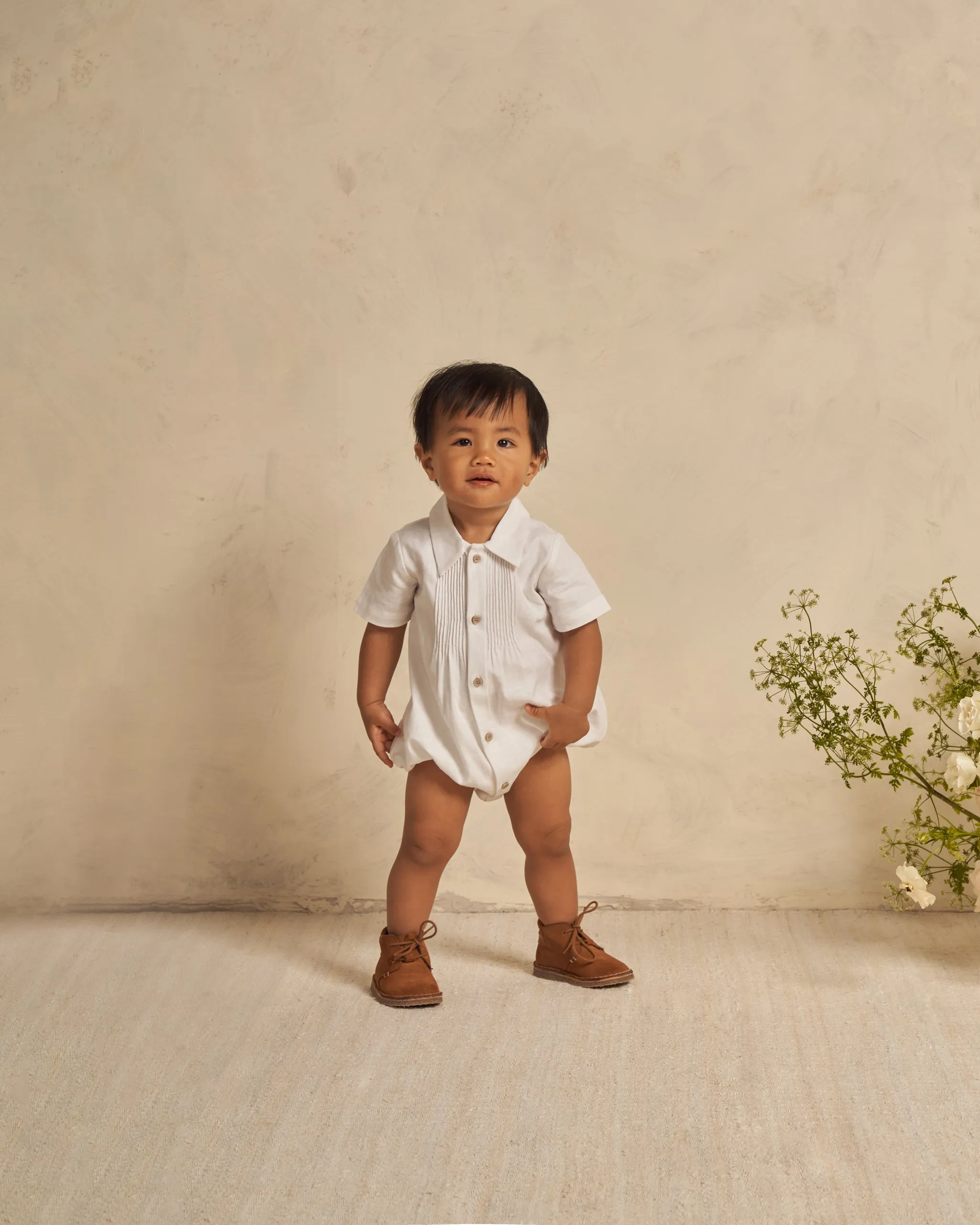 Henry Romper, White