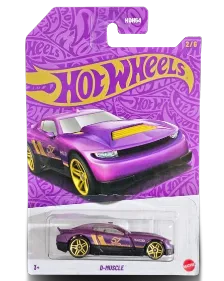 Hot Wheels 57th Anniversary Pearl & Chrome 2024 'D Muscle' Diecast Car