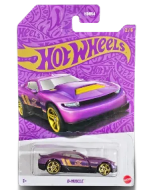 Hot Wheels 57th Anniversary Pearl & Chrome 2024 'D Muscle' Diecast Car