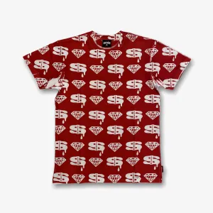 Ice Cream Diamonds and Dollars SS Fiery Red
