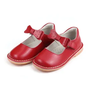 Iris Bow Mary Jane, Red