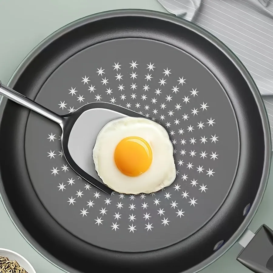 kkboxly 9.5-Inch Premium Non-Stick Cast Iron Skillet with Mirror Satin Finish, Thick Base, and Green Handle - Dishwasher Safe, Compatible with Smooth Surface Non-Induction Stovetops for Cooking Eggs, Steak, Pancakes