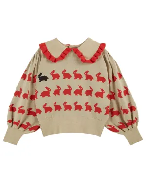 Lapin Sweater in Ecru