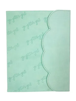 Large Premium Bullet Journal - Scalloped- Mint Pistachio
