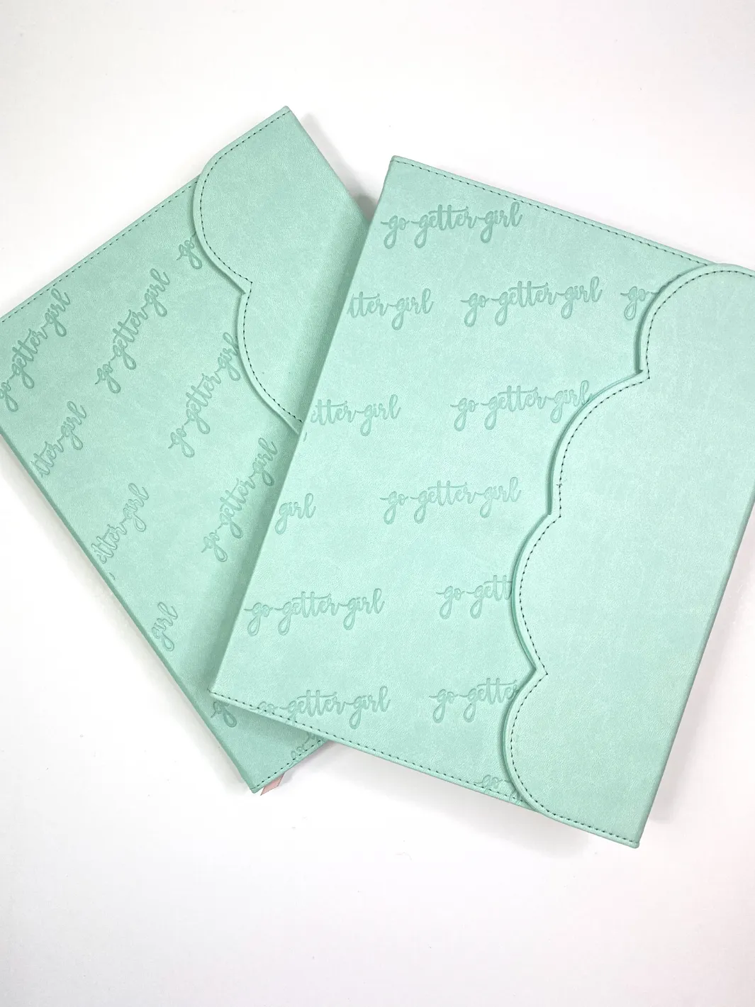 Large Premium Bullet Journal - Scalloped- Mint Pistachio