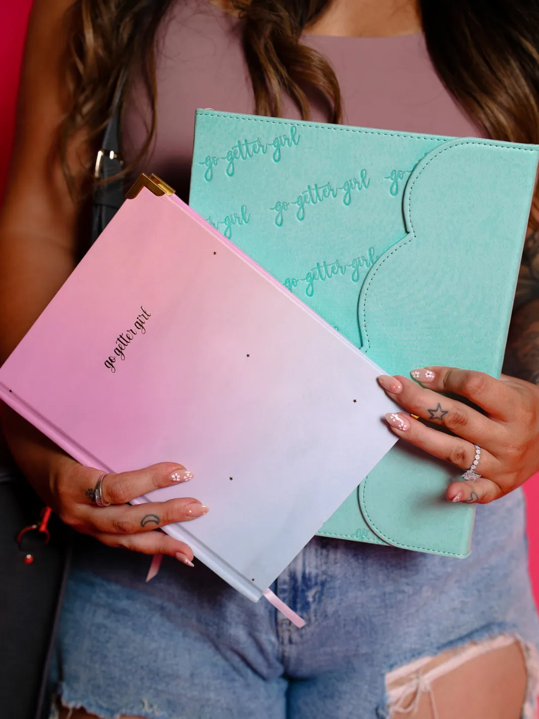 Large Premium Bullet Journal - Scalloped- Mint Pistachio