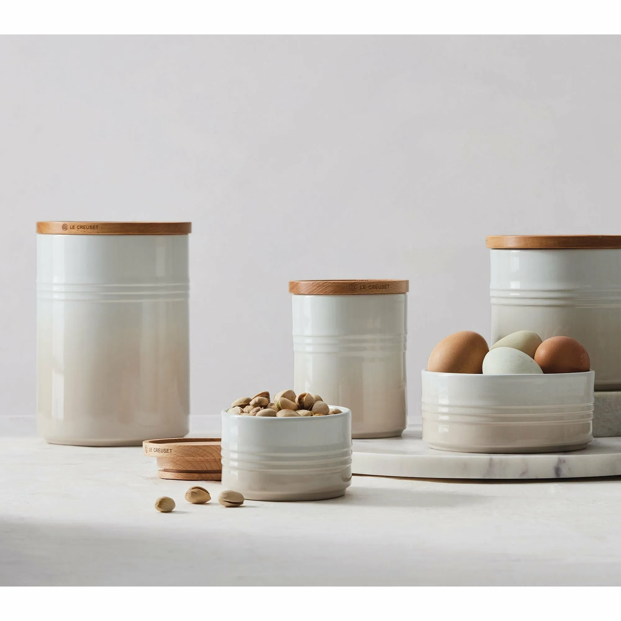 Le Creuset Canister W/ Wood Lid 23oz.