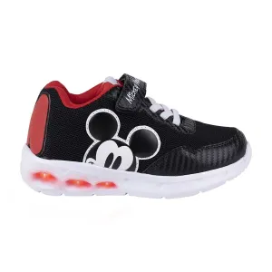 LED Trainers Mickey Mouse Black Sneaker