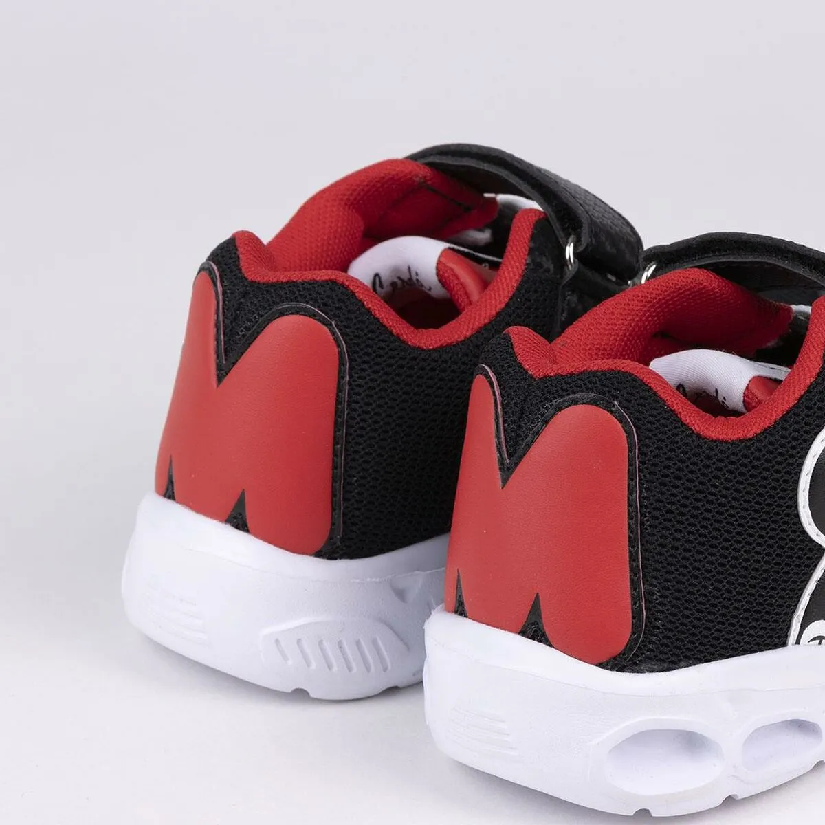 LED Trainers Mickey Mouse Black Sneaker