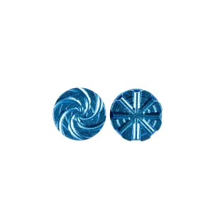 Machined Goggle Screw Set "Cyclone" Blue