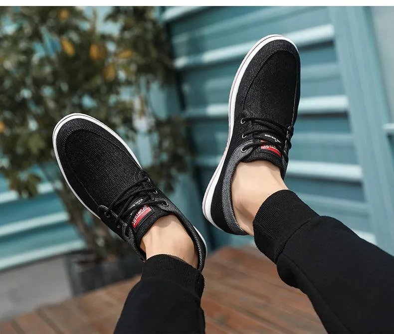 Men's Casual Breathable Denim Canvas Shoes