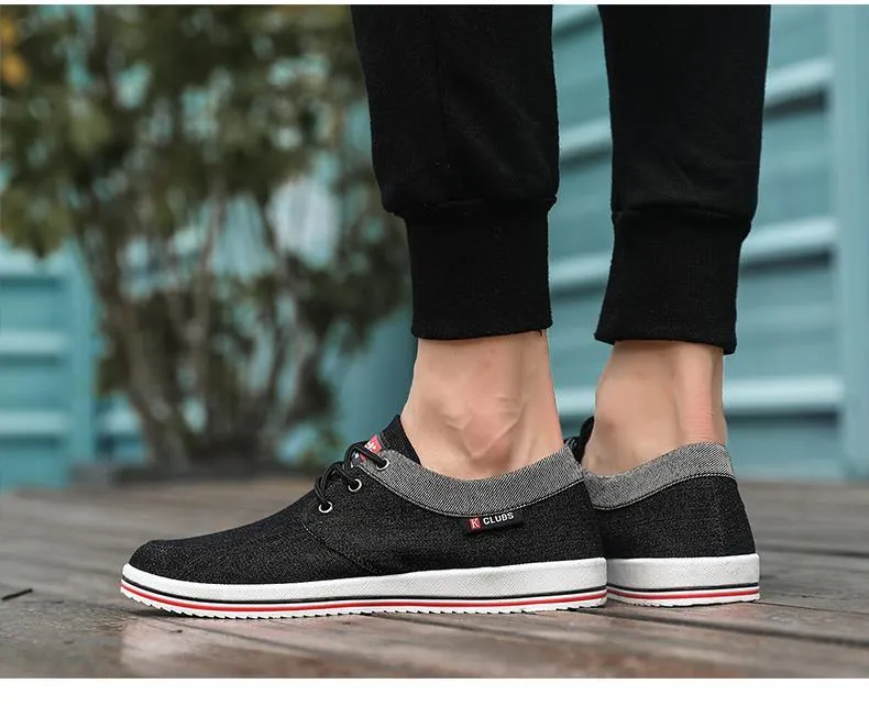 Men's Casual Breathable Denim Canvas Shoes