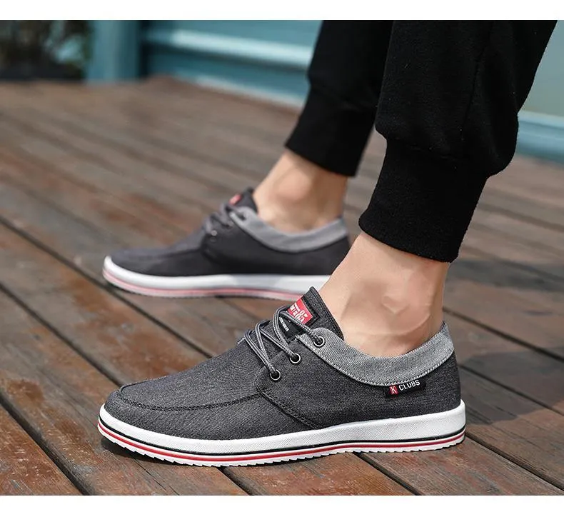 Men's Casual Breathable Denim Canvas Shoes