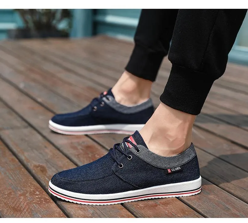 Men's Casual Breathable Denim Canvas Shoes