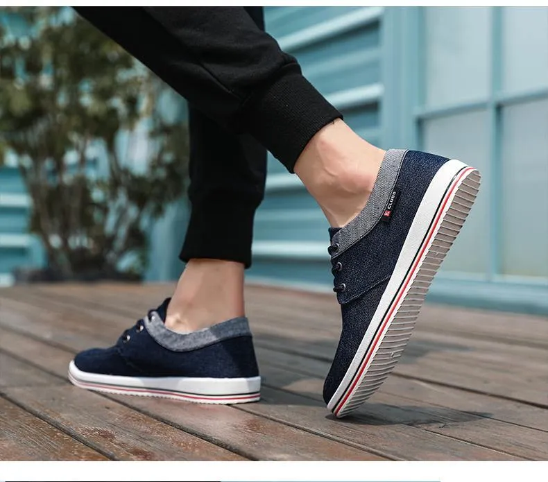 Men's Casual Breathable Denim Canvas Shoes