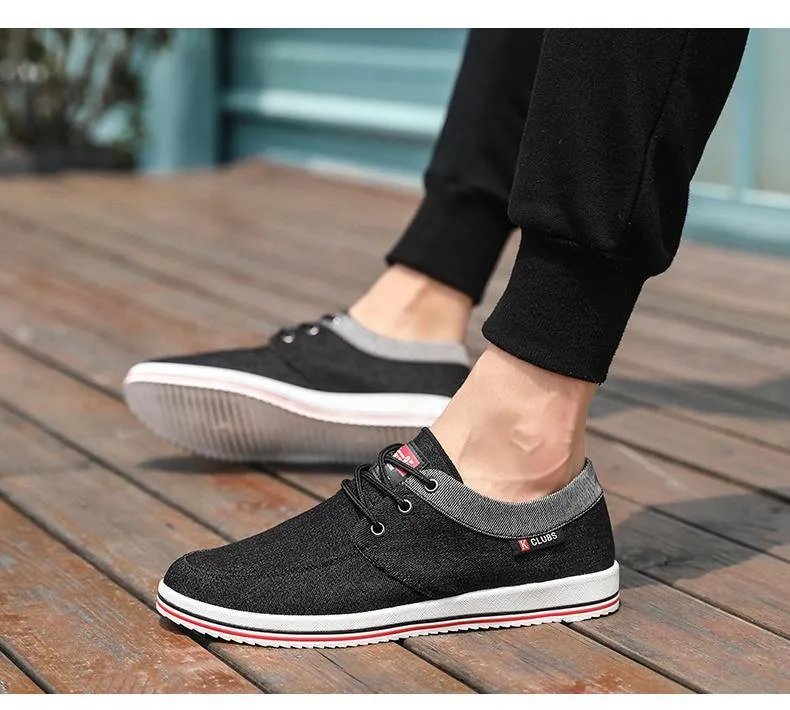 Men's Casual Breathable Denim Canvas Shoes