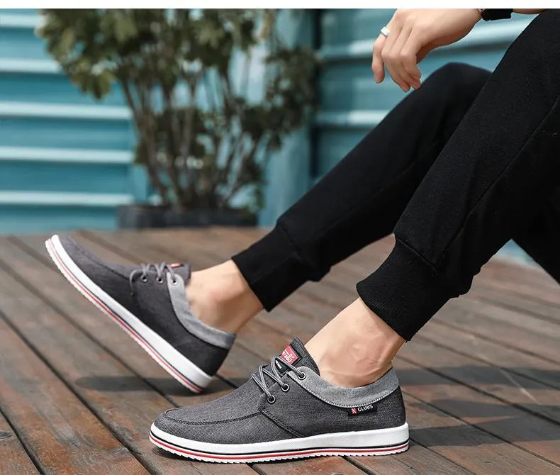 Men's Casual Breathable Denim Canvas Shoes