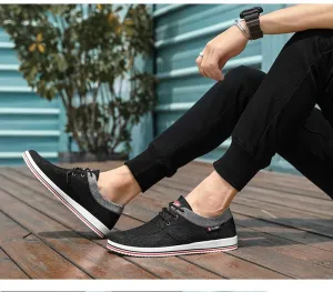 Men's Casual Breathable Denim Canvas Shoes