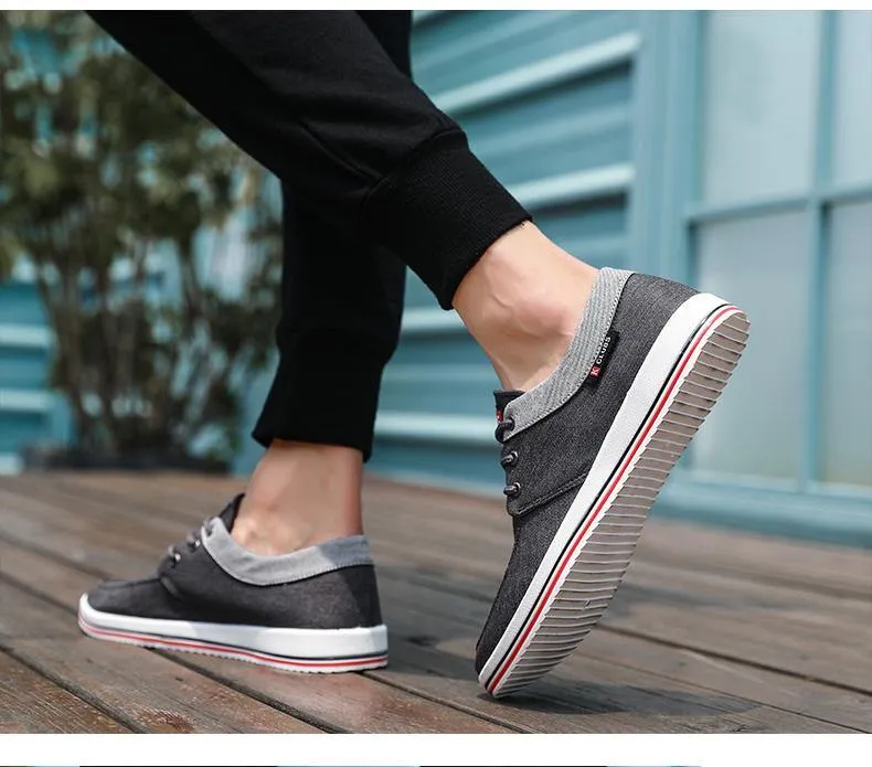 Men's Casual Breathable Denim Canvas Shoes